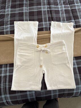 Tory Burch Bootcut Terry Pants